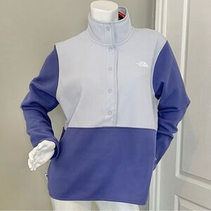 The North Face Alpine 1/2 Snap Jacket Women’s Sz M Cave Blue/Dusty Periwinkle